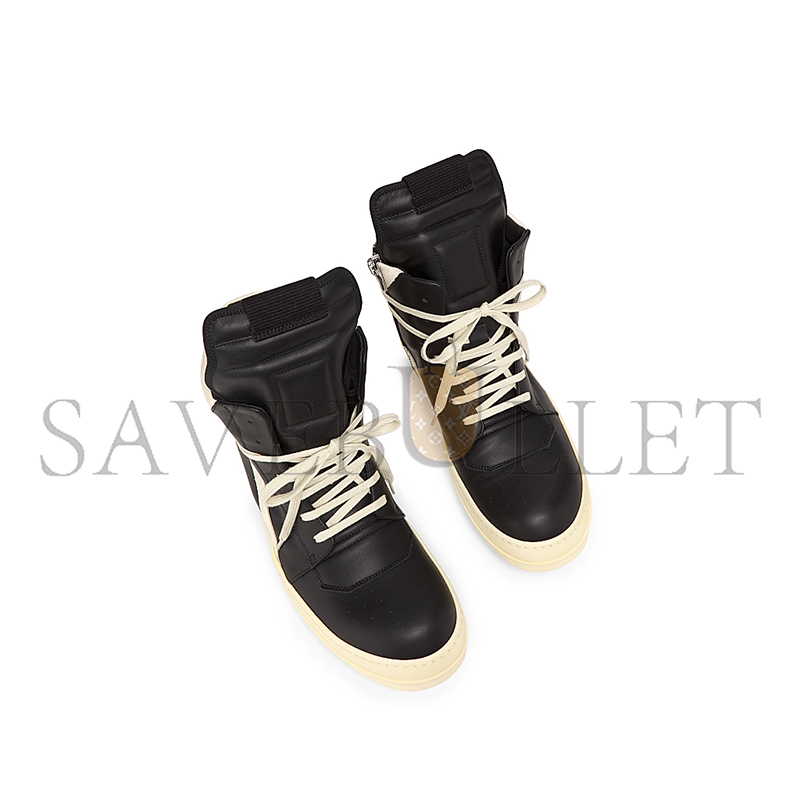r1ck 0wens geobasket leather high top sneakers